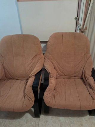 Set di 2 poltrone Relax molto comode lavabili