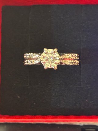 Anillo Plata Rodiada Moissani 3.00 Ct Moissanita