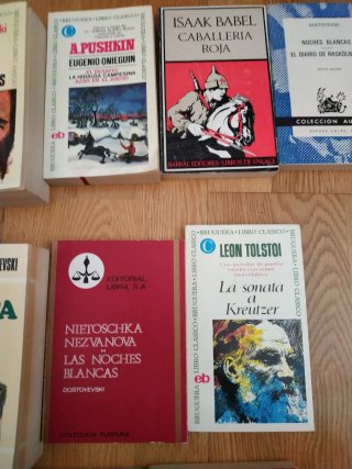 Clásicos Literatura rusa: Tolstói, Dostoyevski...