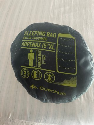 Saco de dormir Decathlon adulto verde