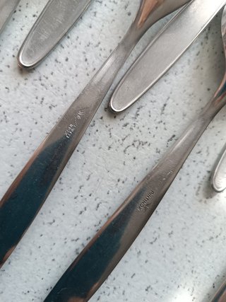 Servizio posate vintage 18 pezzi acciaio inox