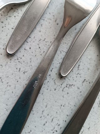 Servizio posate vintage 18 pezzi acciaio inox
