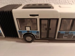 Autobús Articulado Juguete Blanco