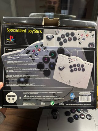 Joystick arcade/joystick ufficiale ASCIIWARE per PS1