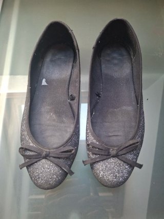 Manoletinas brillantes talla 37