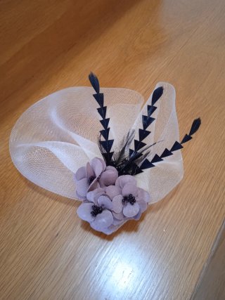 Conjunto Cartera y Tocado Flores
