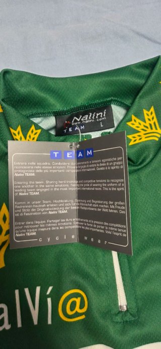 Maillot Ciclismo Caja Rural Nalini. Nuevo