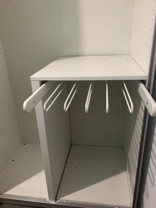 Armario corredero Ikea cristal y metal