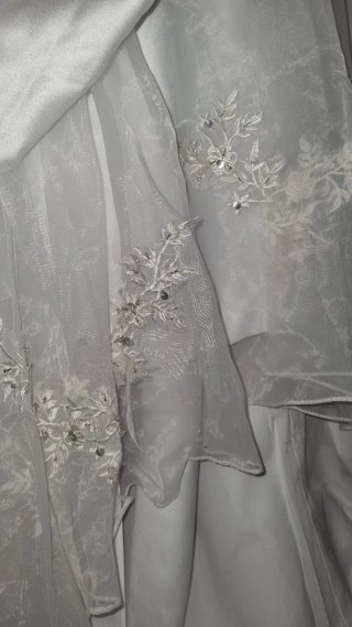 Vestido de Novia Blanco con Pedrería
