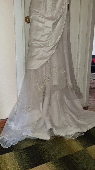 Vestido de Novia Blanco con Pedrería
