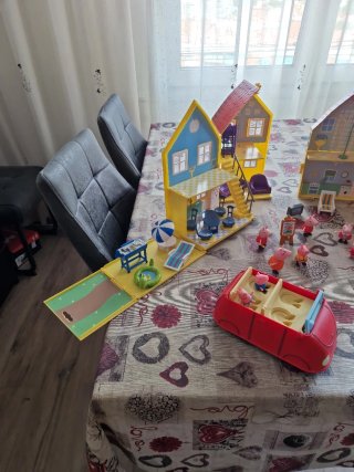 Casita Peppa Pig con accesorios