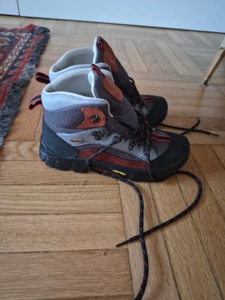 Scarponcini trekking donna 36 grigio/arancio