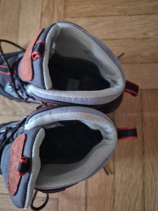 Scarponcini trekking donna 36 grigio/arancio