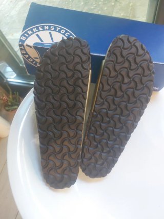 Ciabatte Birkenstock Oro Tg 40