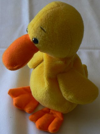 Peluche Papera altezza cm. 15 x 10 morbido