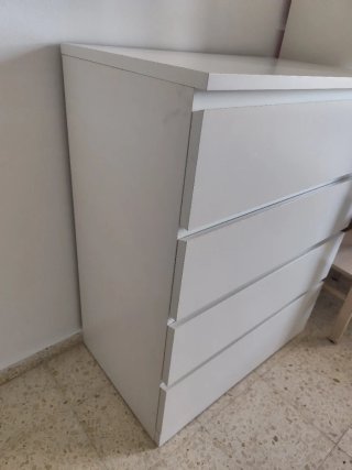 Cómoda Malm Ikea Blanca
