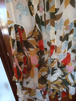 Vestido de ceremonia estampado