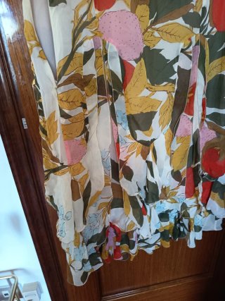 Vestido de ceremonia estampado