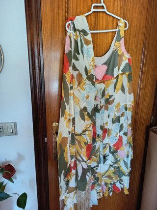 Vestido de ceremonia estampado