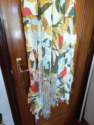 Vestido de ceremonia estampado