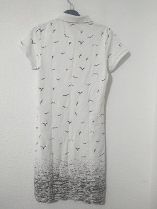 Vestido Polo Tommy Hilfiger Estampado Pájaros