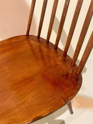 4 Sillas Vintage GASISA Estilo Nórdico Madera