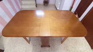 Mesa comedor madera plegable