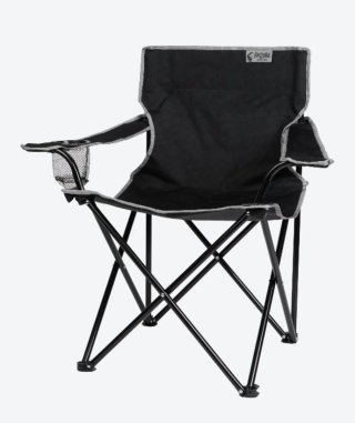 Silla Plegable Camping FROSTAK Negra