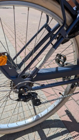 Bicicleta Urbana Clásica 28 Azul Oscuro
