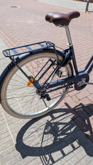 Bicicleta Urbana Clásica 28 Azul Oscuro