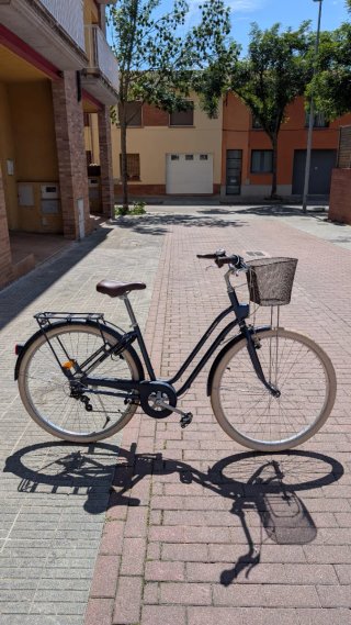 Bicicleta Urbana Clásica 28 Azul Oscuro