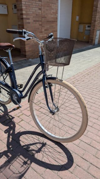 Bicicleta Urbana Clásica 28 Azul Oscuro
