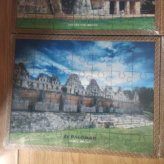 Pack Puzzles Madera México Ruinas Mayas