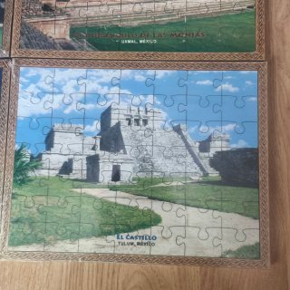 Pack Puzzles Madera México Ruinas Mayas
