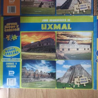 Pack Puzzles Madera México Ruinas Mayas