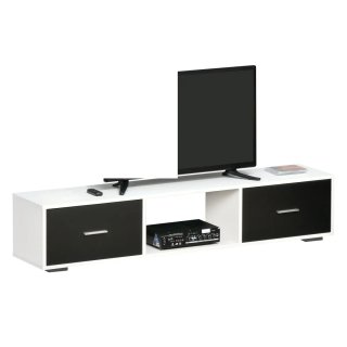 Mueble TV hasta 60 blanco y negro