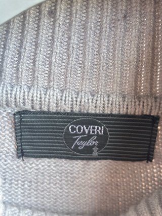 Maglione uomo collo alto grigio