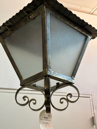 Farol de forja colgante vintage
