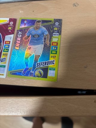 Cromos de fútbol variados