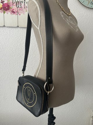 Borsa a spalla Versace Jeans Nero con Logo