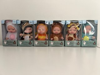 Lote 6 Muñecas Bebé Doll Lovely