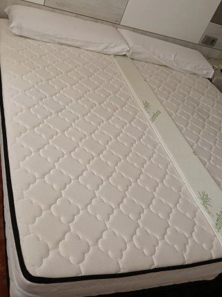 2 Bases de cama 90cm con colchones