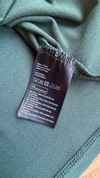 Blusa sin mangas verde oscuro “H&M”