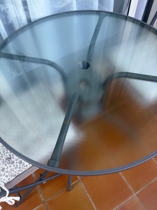 Conjunto Mesa y Sillas Jardín Cristal