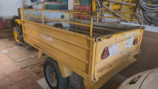 Motocultor Pascuali 21cv con remolque