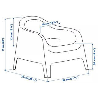 Pack 2 Sillones Exterior Blanco