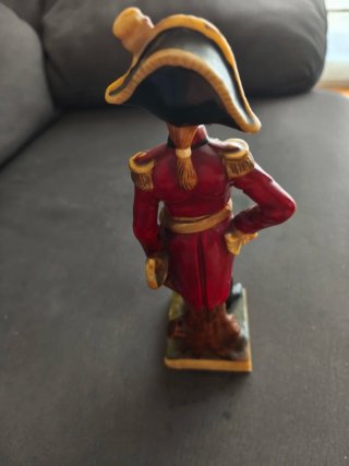 Figura Militar Napoleón Bonaparte Vintage 24cm