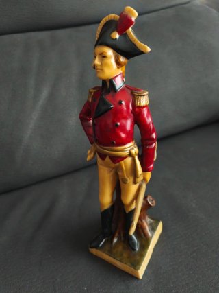 Figura Militar Napoleón Bonaparte Vintage 24cm