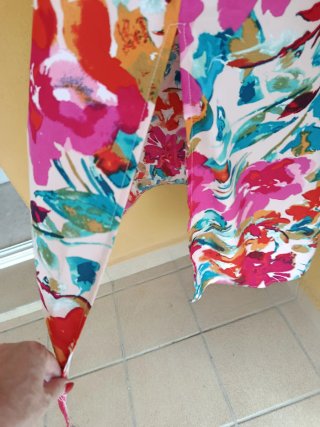 Vestido largo de flores, muy fresco y cómodo