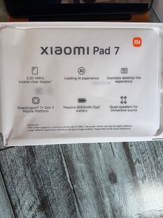 Xiaomi Pad 7 casi sin uso